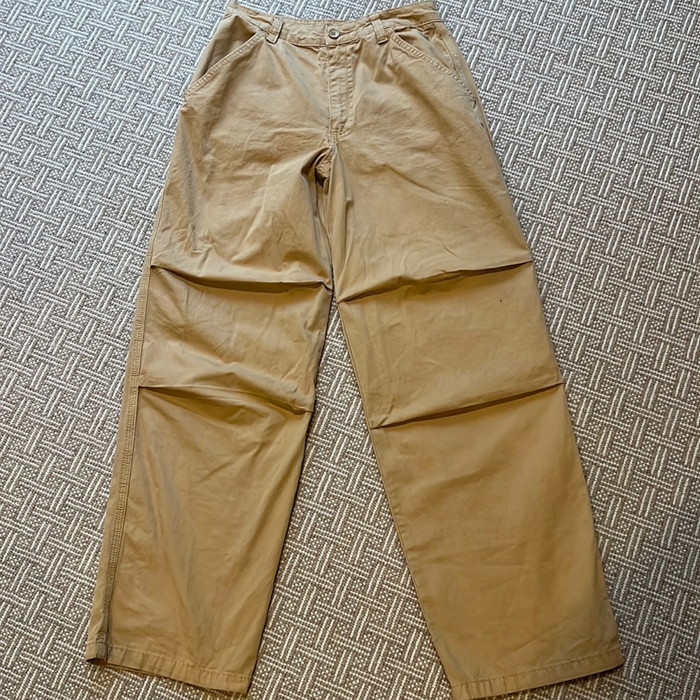 ASOS high waisted carpenter pants